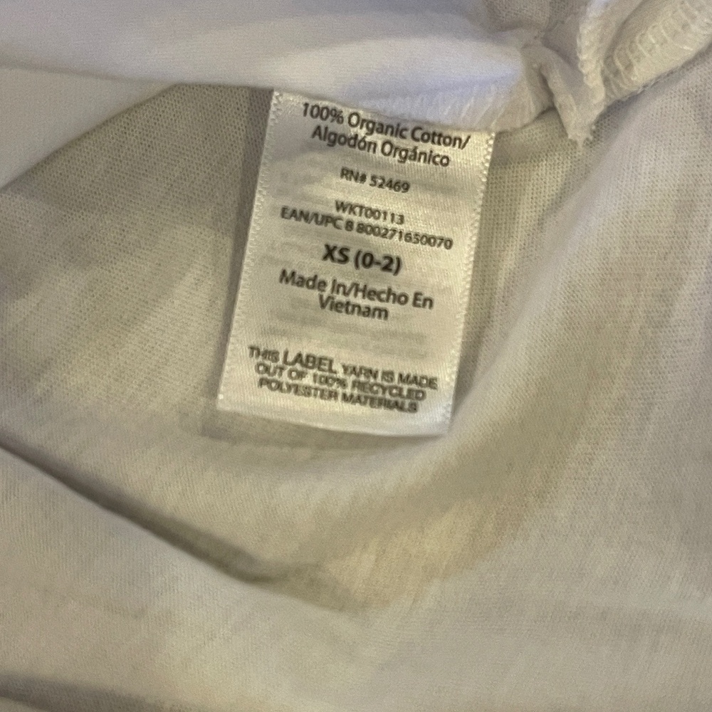 NEW! (3) Free Assembly Short Sleeve T-Shirts White, Black and Stripe Size XS NWT - Picture 8 of 8